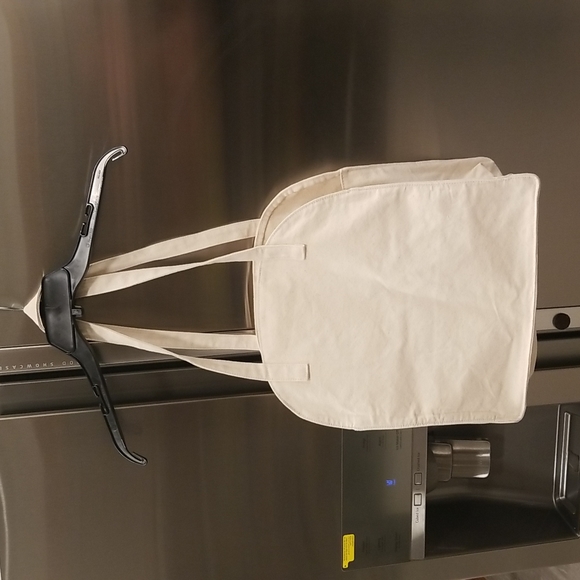 💕CULT GAIA💕 Reusable Tote Bag Canvas Carryall Logo Recycled Cotton Cream - Picture 6 of 12